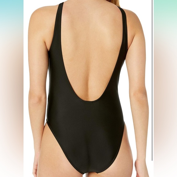 NWT adidas Originals Women's Trefoil Swim Suit, Black in Size M - Picture 2 of 5